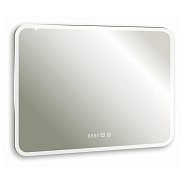 Зеркало Silver Mirrors Стив 1000х800 - 3 (сенсорный выключатель, двойной подогрев, часы)