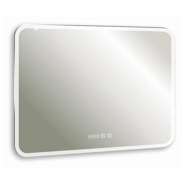 Зеркало Silver Mirrors Стив 1000х800 - 3 (сенсорный выключатель, двойной подогрев, часы)