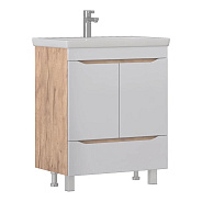 Тумба с раковиной напольная VIGO Grani 285 дуб золотой, 70 см