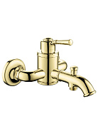AQ1540PG КЛАССИК смеситель для ванны, полир. золото