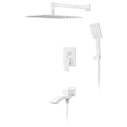 Душевая система встраиваемая Hansberge H6077WW, белый