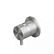 Смеситель для душа Quadro design Source, на 1 потребитель, сталь брашированная (13 43.00 AS)