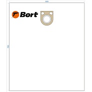 Комплект мешков пылесборных для пылесоса Bort BB-02U (93411386)