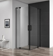 Душевой уголок Cezares Slider 90x100x195 мм, прямоугольный, хром (SLIDER-AH-2-90/100-100/110-GRIGIO-Cr)