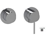 Смеситель для душа Almar Water Control Modular, на 2/3 потребителя, оружейный металл матовый PVD (E180141.GM)