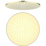 AQ2077BG круглый верхний душ 250*7 мм, шлиф. золото