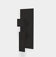 Смеситель для душа Fima Carlo Frattini Zeta, на 2/3 потребителя, черный матовый (F3969X6NS)