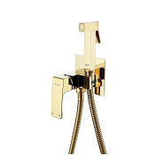 Смеситель Raglo R01.52.23 с гигиеническим душем встраиваемый , золото