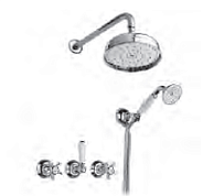 Душевая стойка Nicolazzi Half Dome, хром (1433EXT CR 18)