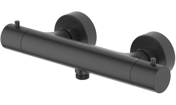 Термостатический смеситель для душа AQUATEK ЕВРОПА, матовый черный AQ1363MB