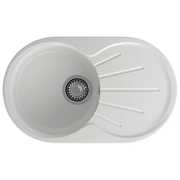 Кухонная мойка GranFest RONDO 750L, иней