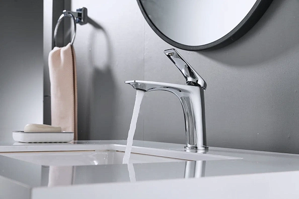 Смеситель для раковины Shevanik S9101, хром