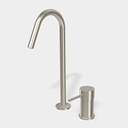 Смеситель для раковины Fima Carlo Frattini Spillo Up, брашированный никель (F3271NCSN)