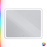 Зеркало со встроенной разноцветной подсветкой Cezares Multicolore, 1000x800x30 (CZR-SPC-MC-1000-800-RGB-TCH)
