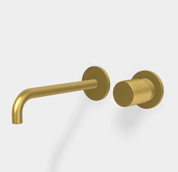 Смеситель для раковины Fima Carlo Frattini Spillo Tech, G Collection, брашированное золото (F3051tWLX9GOS)