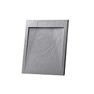 Поддон для душа из искусственного камня Vincea (VST-4SRL9090G), 900х900х25 мм, серый