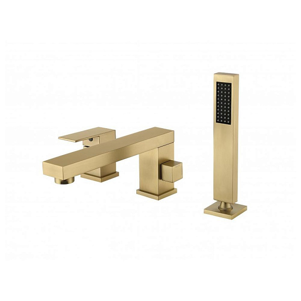 Смеситель на борт ванны Groсenberg GB6008MG, матовое золото