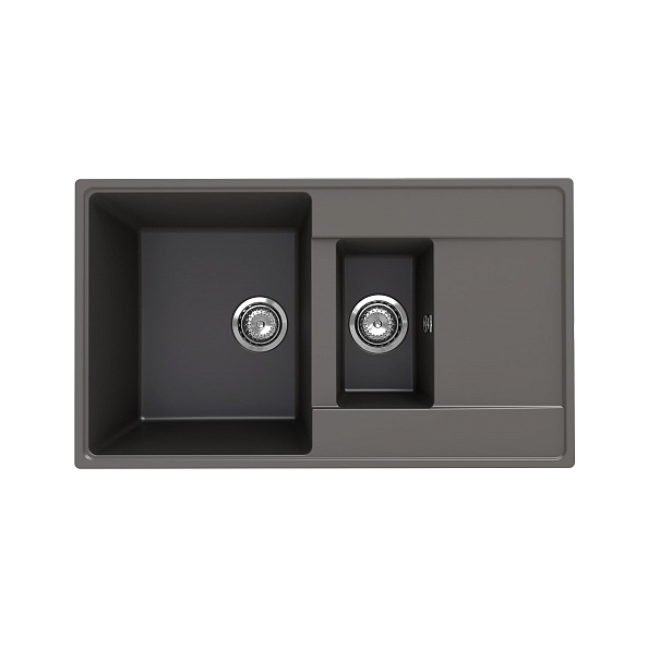 Кухонная мойка Ulgran Quartz Prima 860 1,5K-09, асфальт