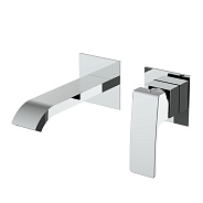 Смеситель Raglo R02.11 для раковины встраиваемый монолитный, хром