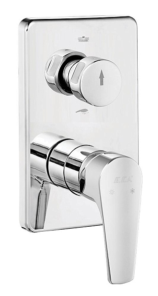 Смеситель E.C.A NIOBE для душа 2 режима(внешняя часть) (102167213EX-KDE)