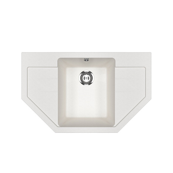 Кухонная мойка Ulgran U-609-341, ультра-белый