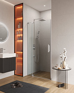 Душевая дверь Cezares Slider 90x90x195 мм, прямоугольная, хром (SLIDER-B-1-90/100-C-Cr)