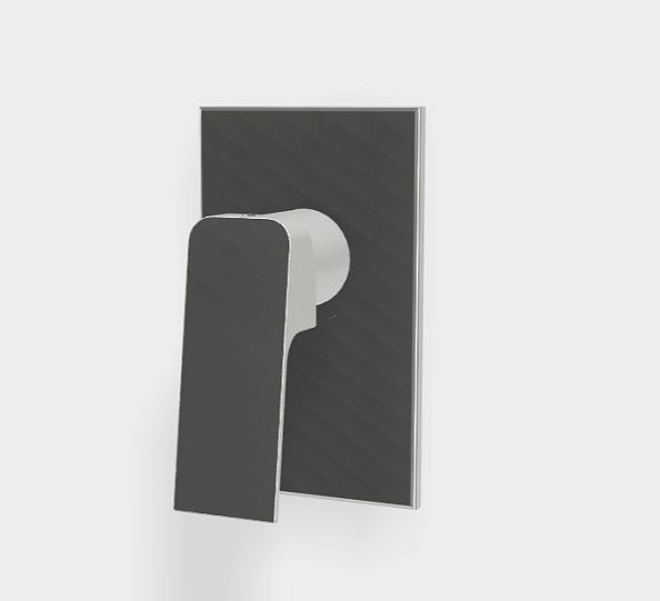 Смеситель для душа Fima Carlo Frattini Fit, на 1 потребитель, черный матовый (F3389X1NS)