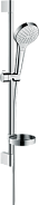Душевой гарнитур Hansgrohe Croma Select S Vario Unica с мыльницей белый/хром (26566400)
