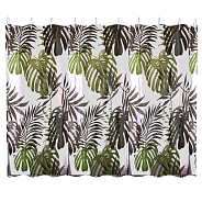 Шторка для ванны FASHUN с набором пластиковых колец для подвеса (A8822)