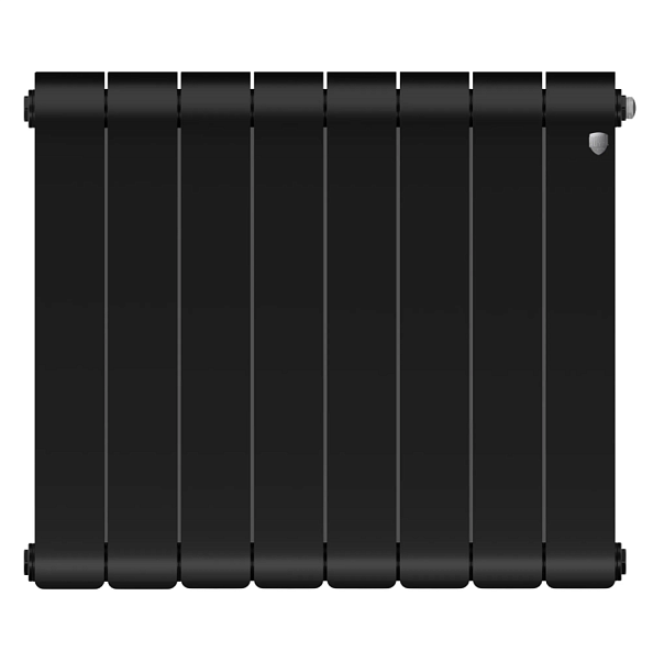 Радиатор биметаллический Royal Thermo Infinity 500 Noir Sable VR80 8 секций, нижнее подключение