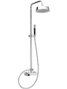 Душевая стойка Cisal Chérie, Chrome/Night Black (CH0040246T)