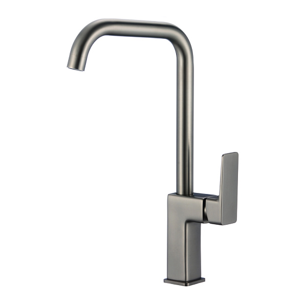 Смеситель для кухни WesnaArt NARCIS NAR06-150GM-25432, оружейная сталь