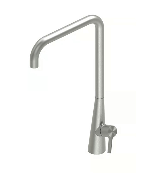 Смеситель для раковины Quadro design Volcano, сталь брашированная (36 03 AS)