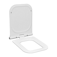 223ZS00002 ZETA прямоугольное сиденье для унитаза с крышкой, микролифт, Serel