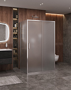 Душевой уголок Cezares Molveno 130x90x195 мм, прямоугольный, хром (MOLVENO-AH-12-130/90-P-Cr)