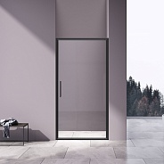 Душевая дверь Vincea Slim 8mm (VDP-4SL900CLB) 900х1950 мм, черный, стекло прозрачное