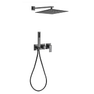 Душевая система встраиваемая (без излива) Grocenberg GB5080BG, графит