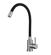 Смеситель для кухни TSARSBERG гибкий излив черный (TSB-114-BL002) тип См-МОЦБА