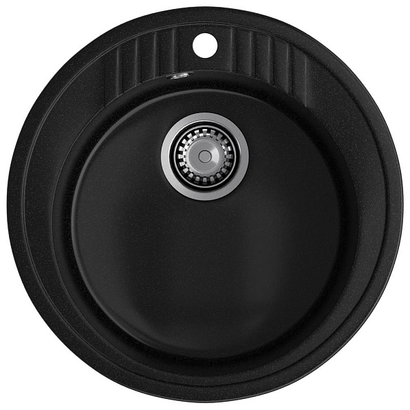 Кухонная мойка GranFest RONDO 520, черный