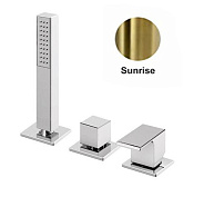 Смеситель на борт ванны Cezares Porta, Sunrise (PORTA-BVDM3-SR)