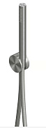 Ручной душ Quadro design 24, сталь брашированная (14 66 AS)
