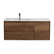 База под раковину подвесная BelBagno Kraft 1200х500х460 мм, Rovere Tabacco (KRAFT-1200-2C-1A-SO-RT-L)