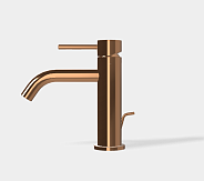 Смеситель для раковины Fima Carlo Frattini Spillo Up, бронза янтарная (F3031XSZL)