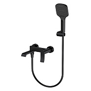 Смеситель Splenka S31.30.06 для ванны и душа поворотный излив 18 см, черный