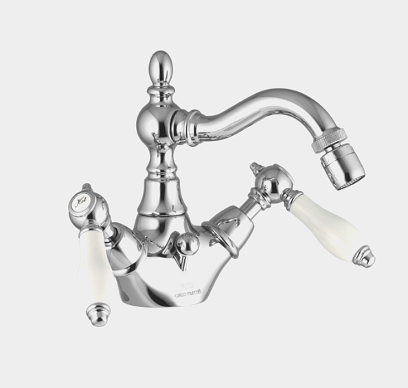 Смеситель для биде Fima Carlo Frattini Herend, золото (F5412CBOR)