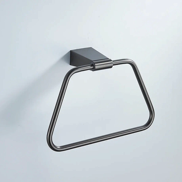 Кольцо для полотенец Shevanik SG5706T, оружейная сталь