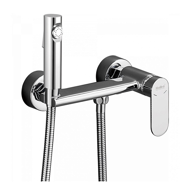 Гигиенический душ со смесителем Haiba HB5516, хром