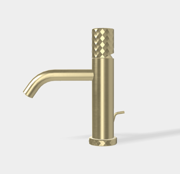 Смеситель для раковины Fima Carlo Frattini Spillo Tech, X Collection, брашированный шампань (F3031TXSXHS)