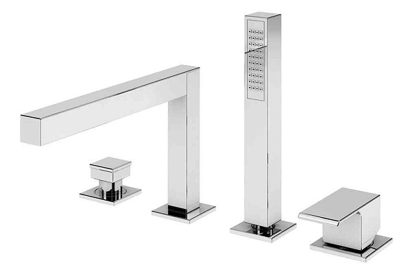 Смеситель на борт ванны Cezares Porta, хром (PORTA-BVDM4-01)