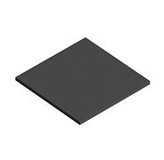 Вставка для подвесной металлической полки Cezares Cadro 257х257х16, Nero (CADRO-30/30-MENS-NERO)